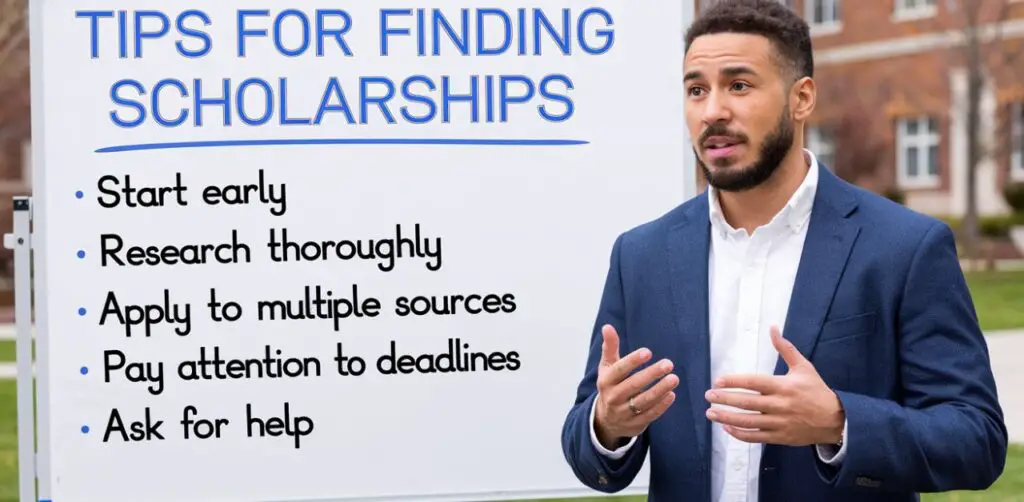 What tips do the directors of college counseling provide to help you successfully find scholarships?