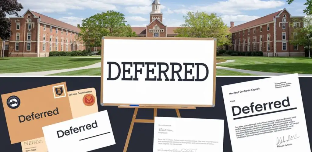 What does deferred mean in college admissions?